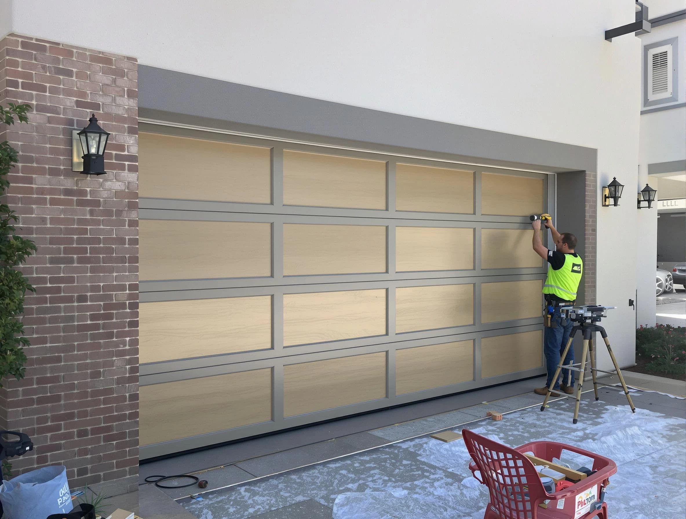 Garage door replacement service by Warrior Garage Door Repair in Warrior