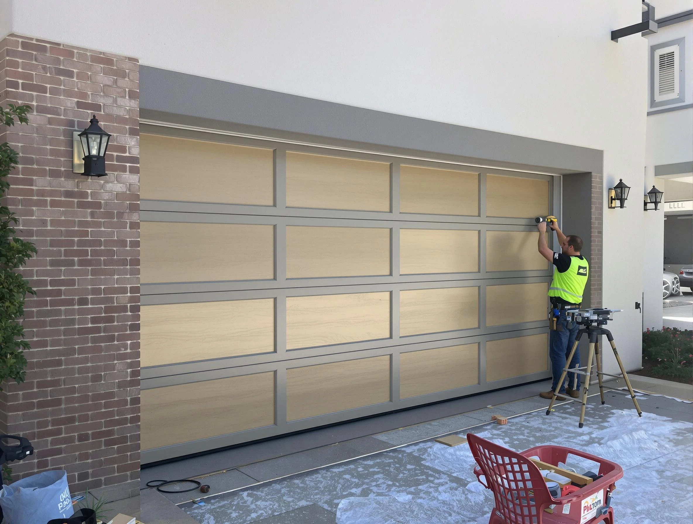 Garage door replacement service by Warrior Garage Door Repair in Warrior